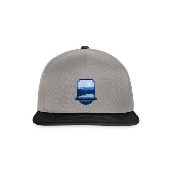 Herzogstand et Heimgarten – Bavière - Casquette snapback - gris graphite/noir - Devant