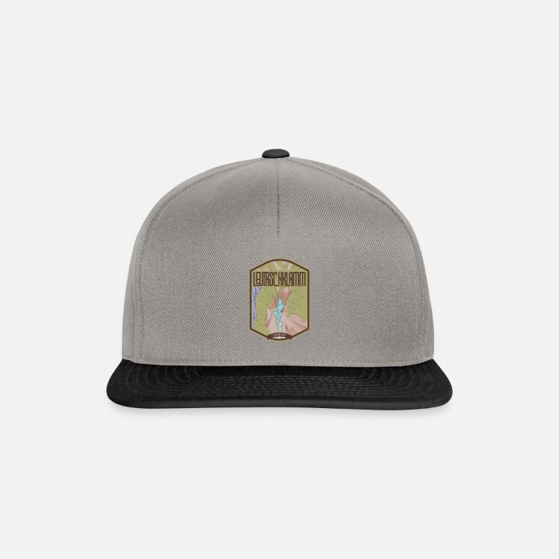 Leutaschklamm – Deutschland - Snapback Cap - Graphit/Schwarz
