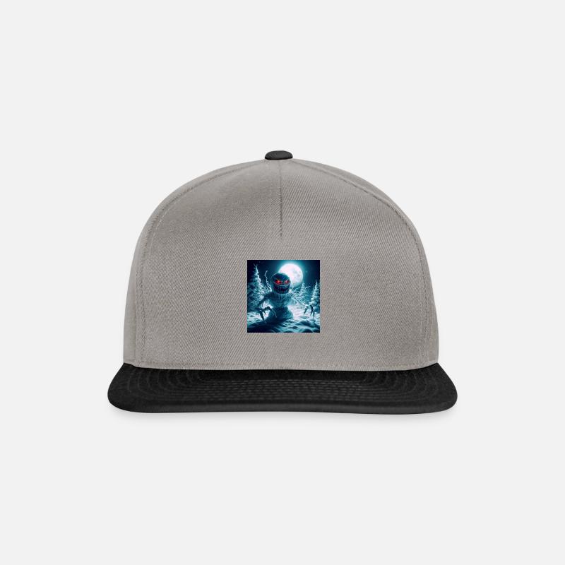 Schnemann - Snapback Cap - Graphit/Schwarz