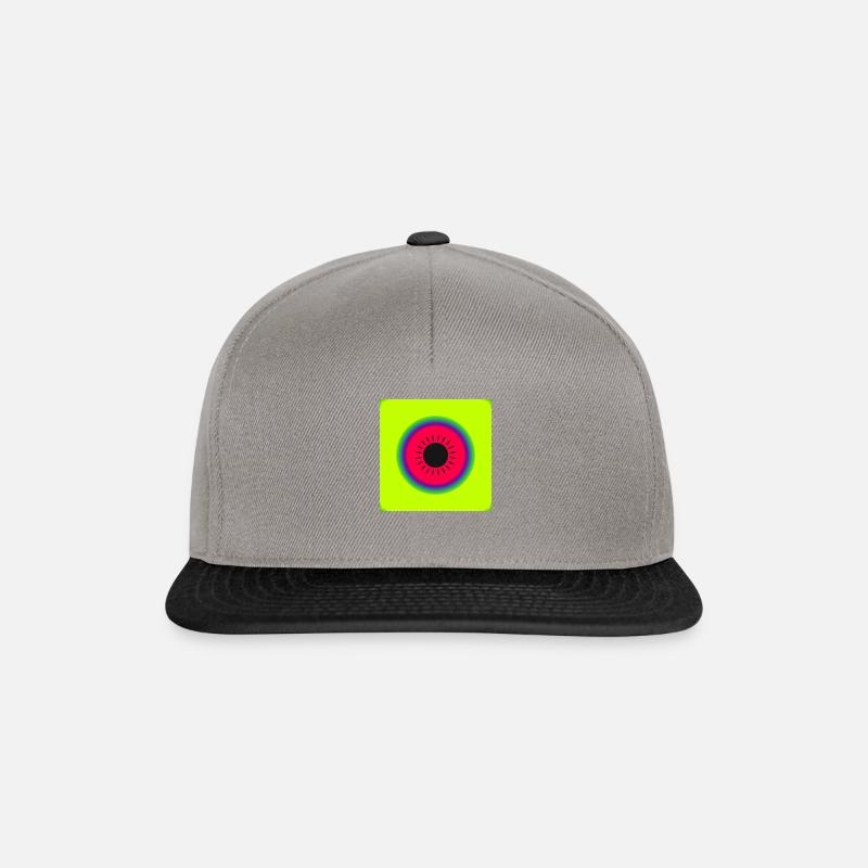 kiwi - Casquette snapback - gris graphite/noir