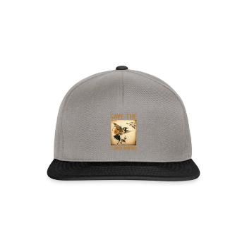 Save The Flower Vampire - Hummingbird - Snapback Cap - graphite/black - Front