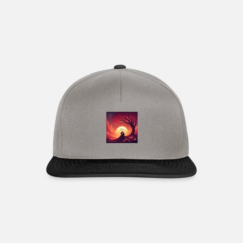Be my Valentine - Snapback Cap - Graphit/Schwarz