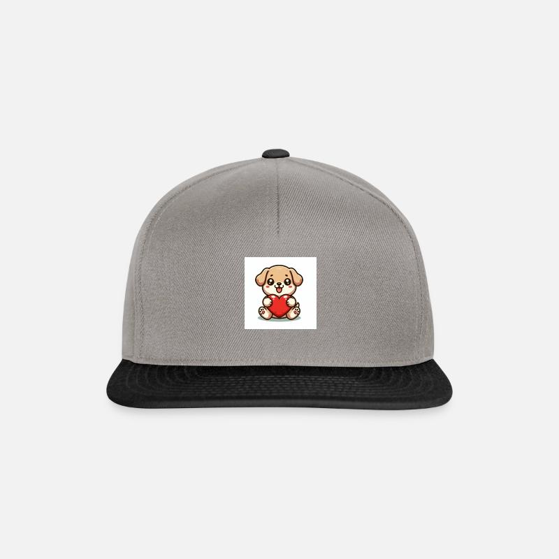 Amourette - Casquette snapback - gris graphite/noir