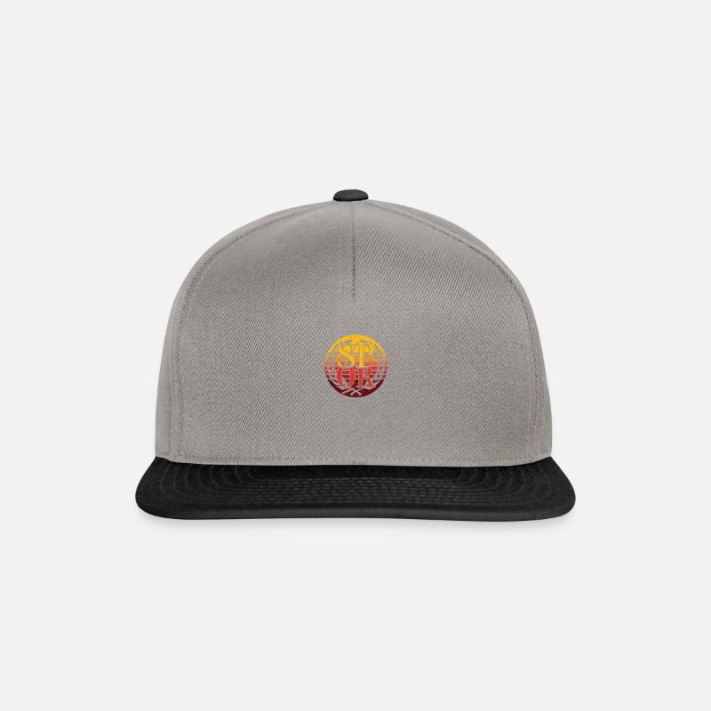 SPQR - Das antike Rom - Snapback Cap - Graphit/Schwarz