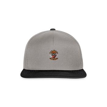Les vibrations sont en désordre - Casquette snapback - gris graphite/noir - Devant