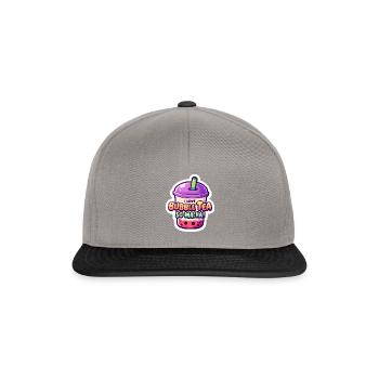 Funny Bubble Tea Design: I Love Bubble Tea - Snapback Cap - graphite/black - Front