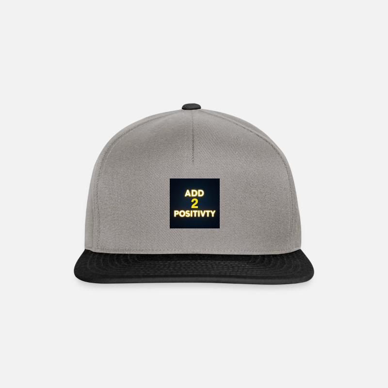 Add 2 Positivity - Snapback Cap - graphite/black