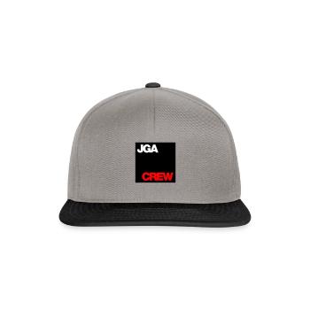 Bachelor Party Crew - Emblem - Snapback Cap - graphite/black - Front