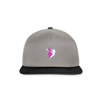 Lax - Lacrosse - Snapback Cap - Graphit/Schwarz - Vorne