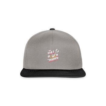 The Full Power of Darts - Snapback Cap - graphite/black - Front