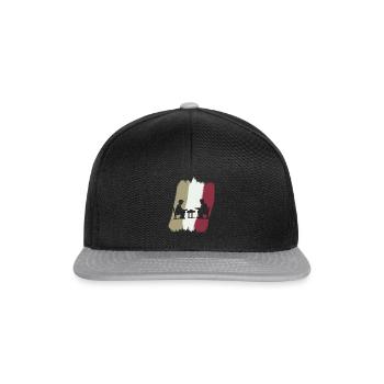 Stratégie des jeux de société - Casquette snapback - noir/gris - Devant