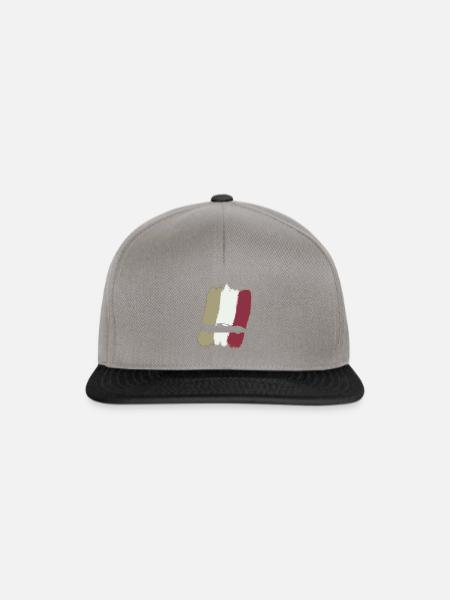 Autorennen Rennauto - Snapback Cap - Graphit/Schwarz