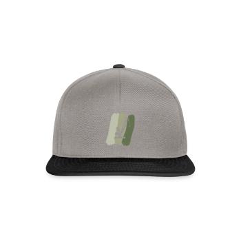Kran Bauarbeiter Kranfahrer - Snapback Cap - Graphit/Schwarz - Vorne