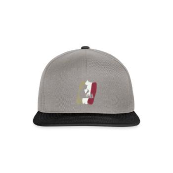 Tableau périodique de la chimie - Casquette snapback - gris graphite/noir - Devant