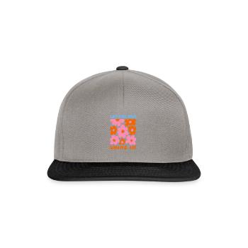 Let the Sun shine in - Floral Pattern Design 2025 - Snapback Cap - graphite/black - Front
