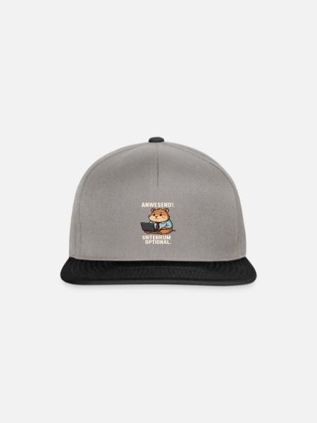 Homeoffice - Snapback Cap - Graphit/Schwarz