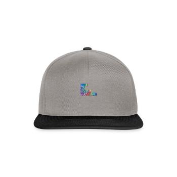 Bruh, es ist Testtag, du hast diese Motivation - Snapback Cap - Graphit/Schwarz - Vorne
