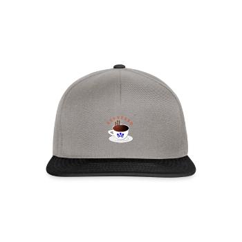 Espresso #1 - Snapback Cap - graphite/black - Front