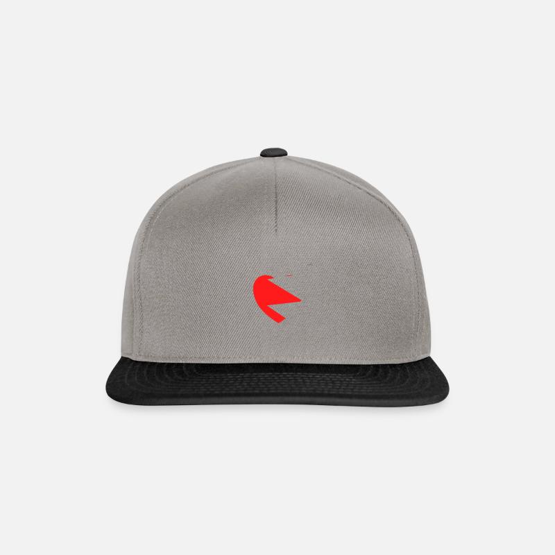 Heart - left side - Snapback Cap - graphite/black