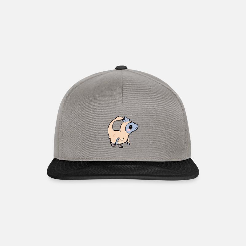 Chompy the velociraptor - Snapback Cap - graphite/black