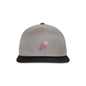 feu d'artifice - Casquette snapback - gris graphite/noir - Devant