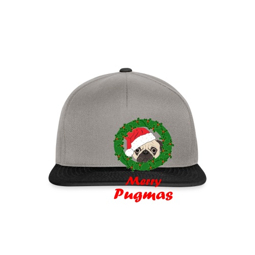 Merry Pugmas - Snapback cap