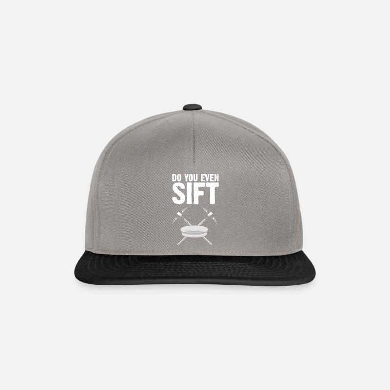 Gold Digger Gold Panning Conceptions d’extraction d’or - Casquette snapback - gris graphite/noir