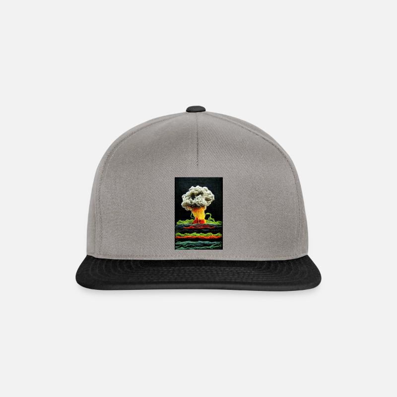 Die Nuklelainebombe - Snapback Cap - Graphit/Schwarz
