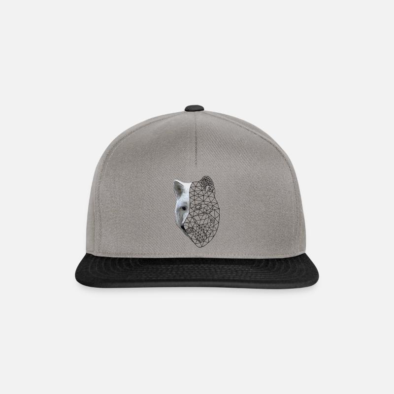 Loup 2 - Casquette snapback - gris graphite/noir