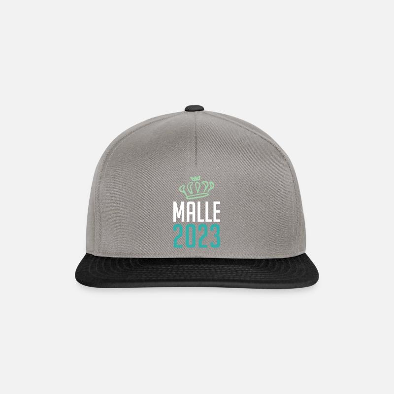 Malle 2023 Krone - Snapback Cap - Graphit/Schwarz
