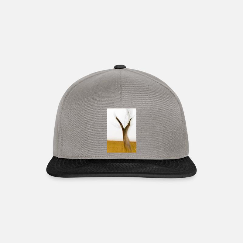 Der tote Baumstamm gabelt sich - Snapback Cap - Graphit/Schwarz