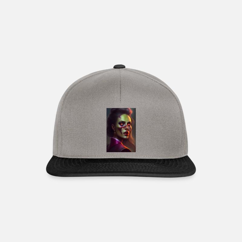 Zombie - Snapback Cap - Graphit/Schwarz