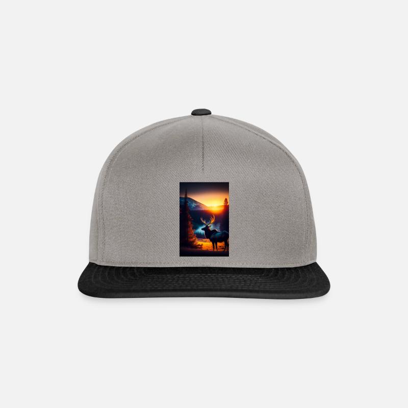 Mystisches Schweden - Snapback Cap - Graphit/Schwarz