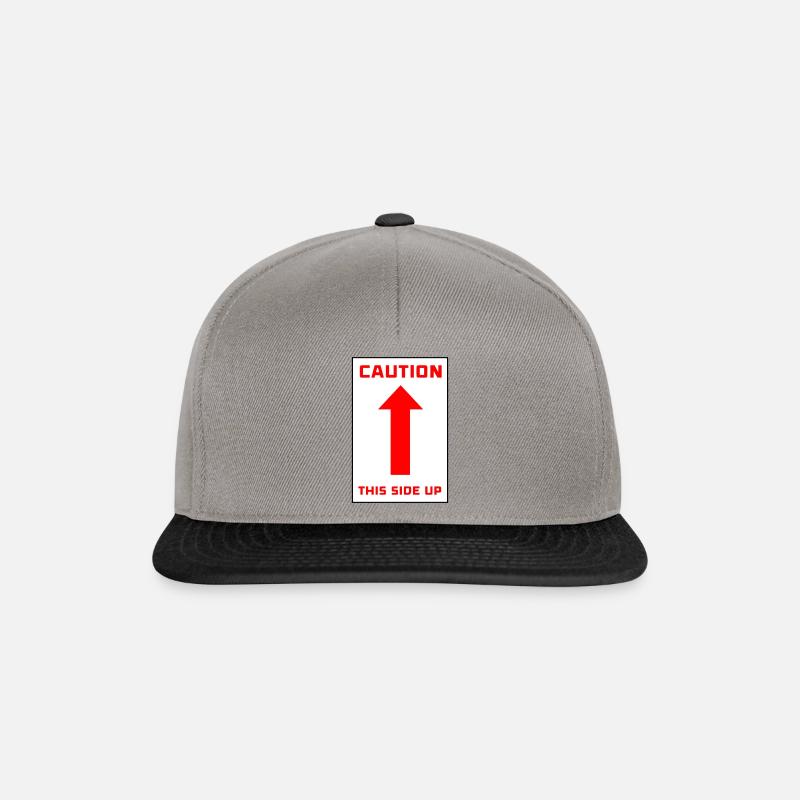 This Side Up - Snapback Cap - Graphit/Schwarz