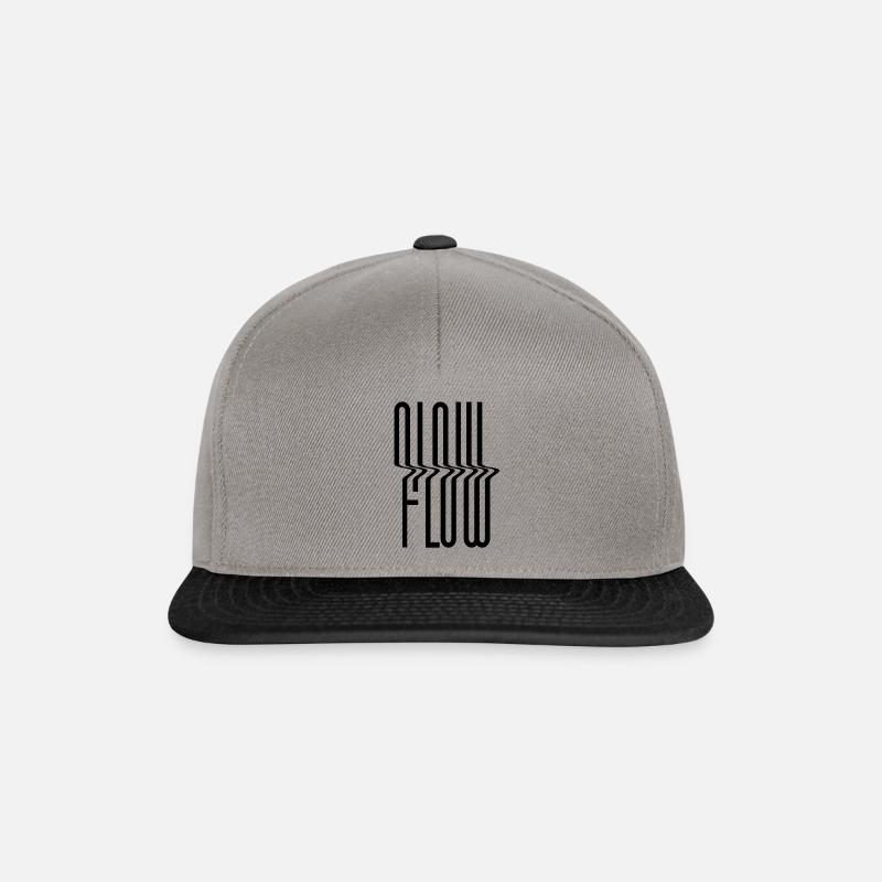 FLOW - Snapback Cap - graphite/black