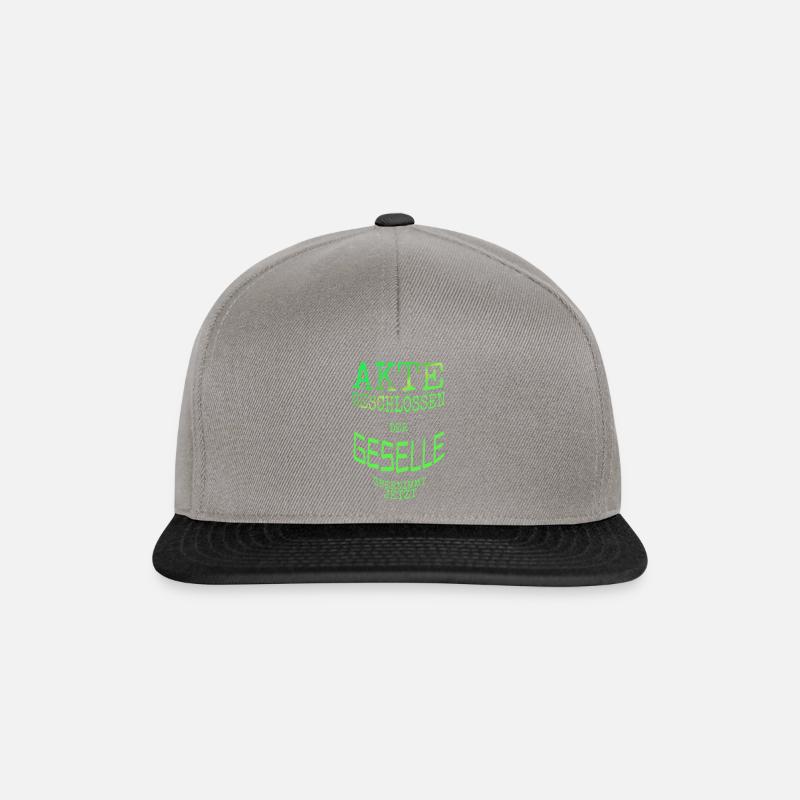 Compagnon - Casquette snapback - gris graphite/noir