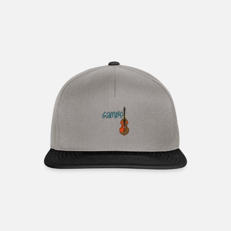 gambe5 4 - Snapback Cap - Graphit/Schwarz