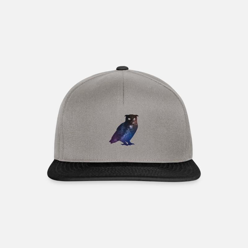 Space Owl - Snapback Cap - Graphit/Schwarz
