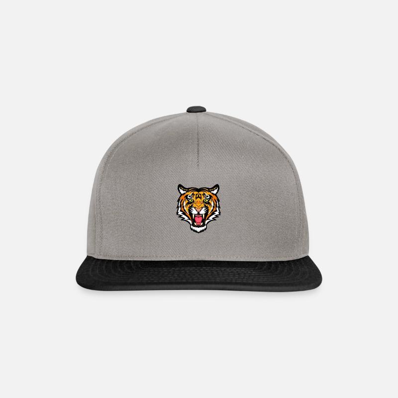 Tiger - Snapback Cap - Graphit/Schwarz