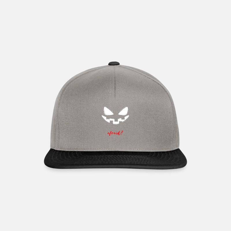 afraid? - Snapback Cap - Graphit/Schwarz