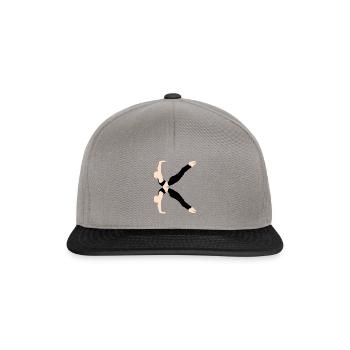 ABC - Casquette snapback - gris graphite/noir - Devant