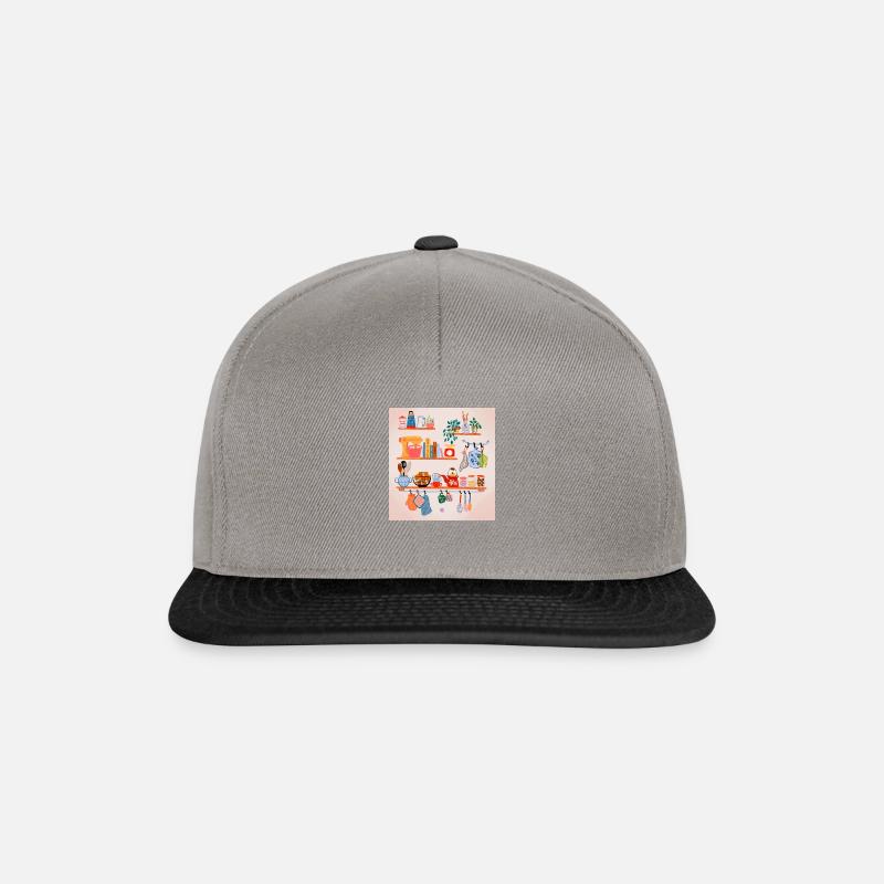 Kitchen Tools - Snapback Cap - Graphit/Schwarz