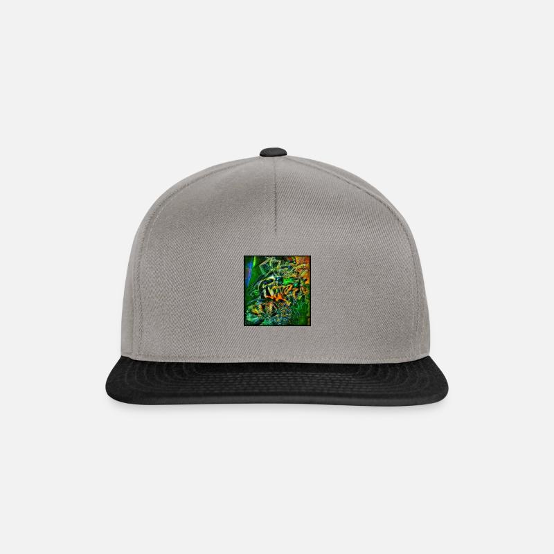 Tech-Nech - Snapback Cap - Graphit/Schwarz