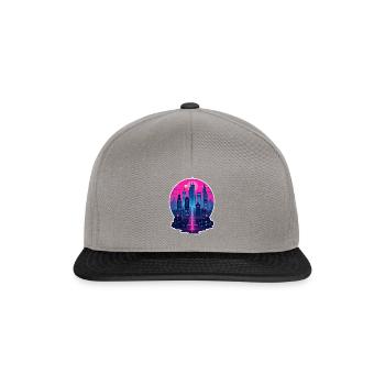 CyberCity - Snapback Cap - Graphit/Schwarz - Vorne