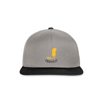 peenut - Snapback Cap - Graphit/Schwarz - Vorne