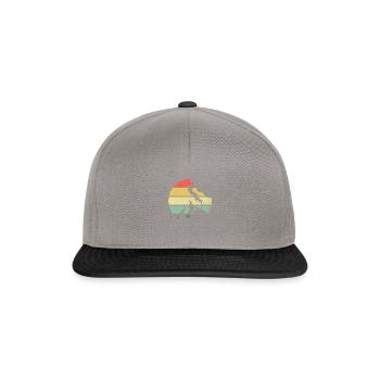 Climbing gift mountaineering mountain - Snapback Cap - graphite/black - Front