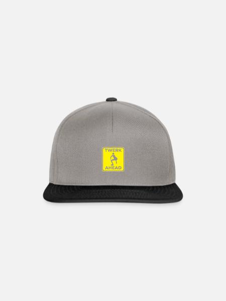 Twerk Ahead - Snapback Cap - Graphit/Schwarz