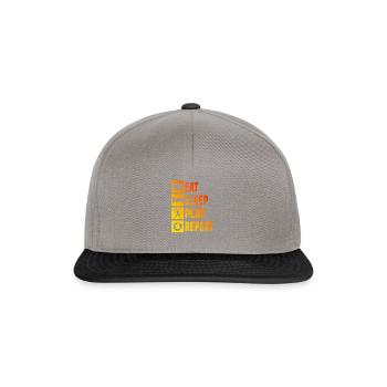 Pickleball Racquetball Games Men's Racquetball - Snapback Cap - graphite/black - Front