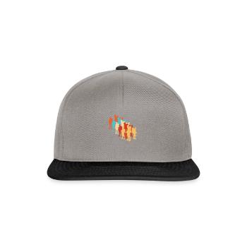 Hommes Femmes Bloc Escalade Bloc - Casquette snapback - gris graphite/noir - Devant