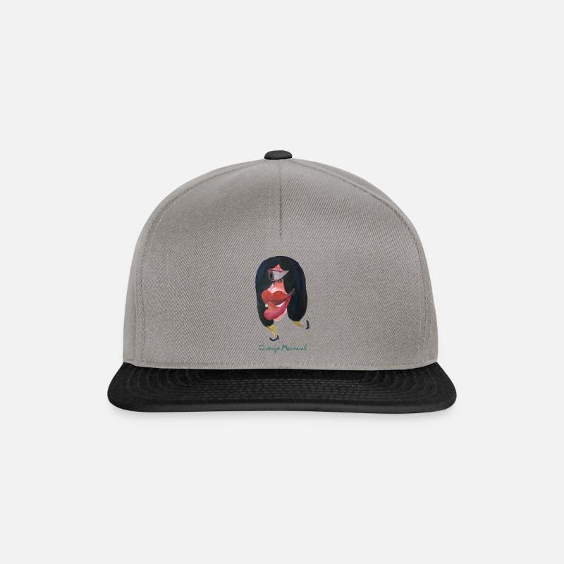 Tänzerin - Snapback Cap - Graphit/Schwarz